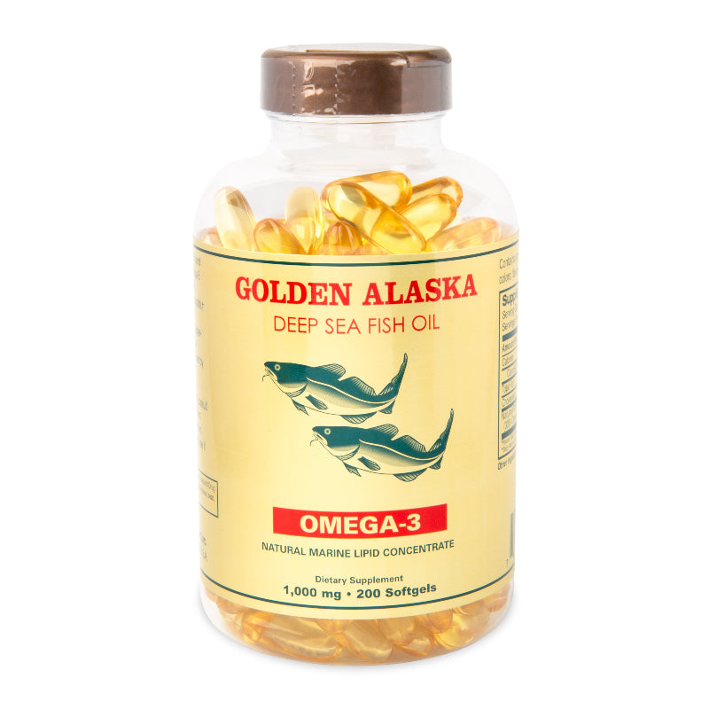 Golden Alaska Deep Sea Fish Oil (200 Softgels/ 1,000mg)