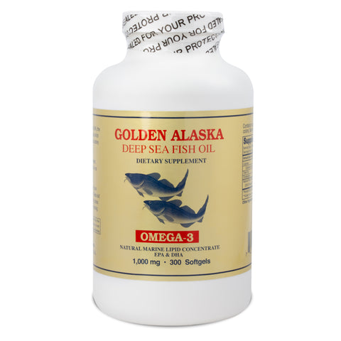 Golden Alaska Deep Sea Fish Oil (300 Softgels/ 1,000mg)