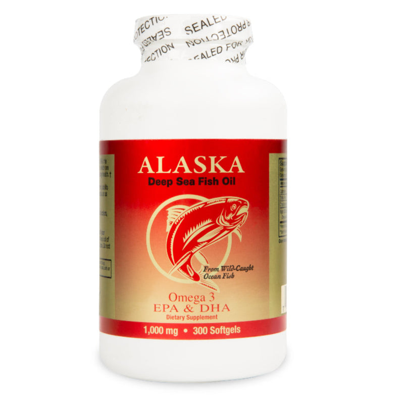 Alaska Deep Sea Fish Oil (300 Softgels/ 1,000mg)