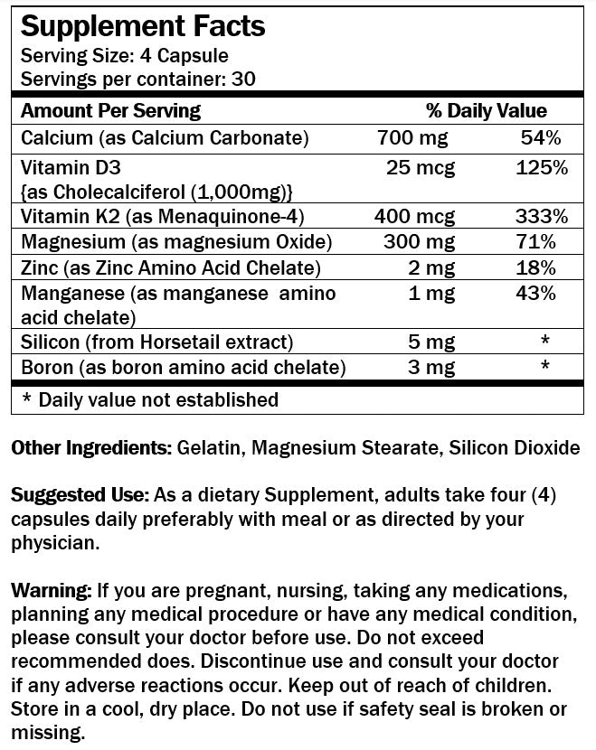 Super Calcium Vitamin D3+K2